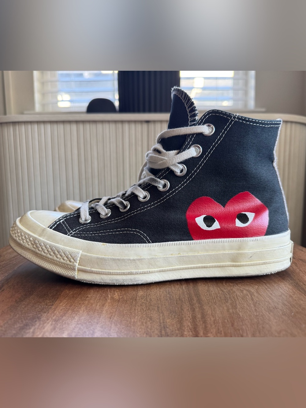 Converse x Comme des Garçons "Peeping Heart" Chuck 70